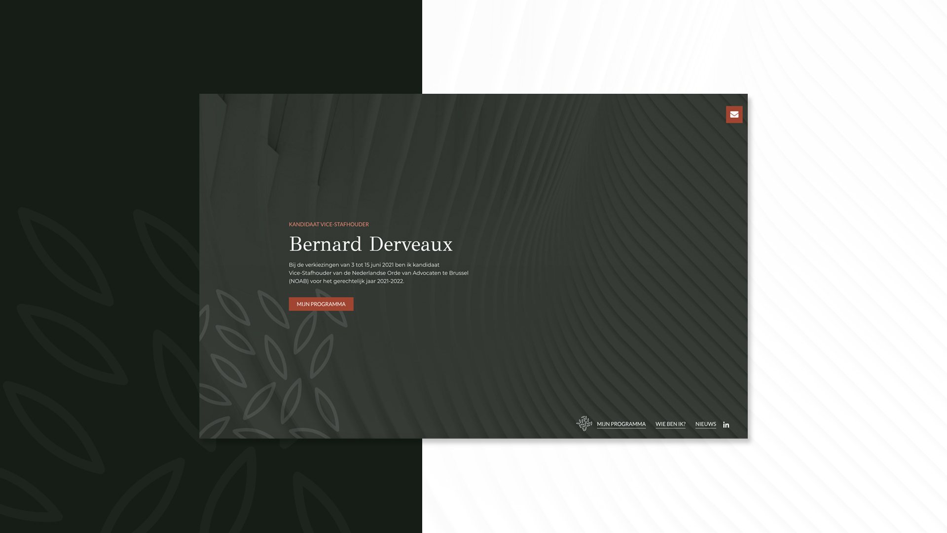 Bernard derveaux homepage